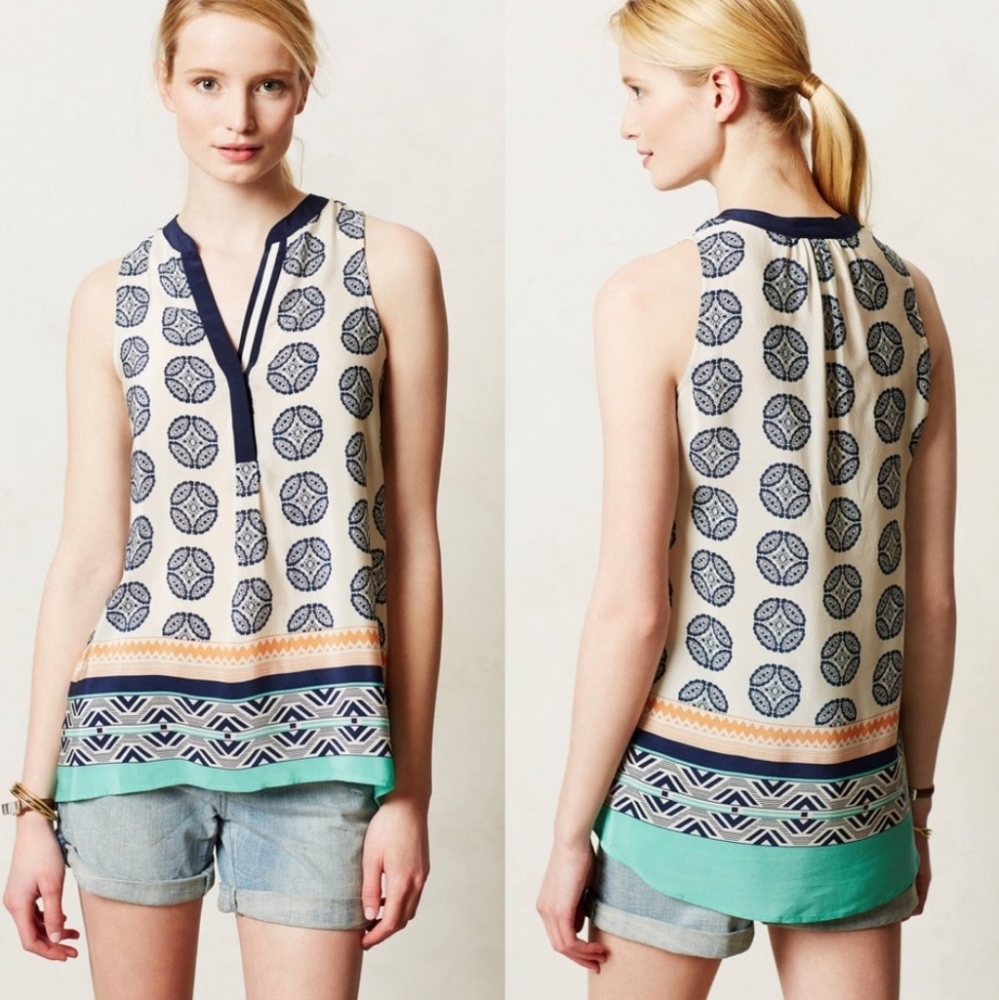 Vanessa Virginia size M silk blouse